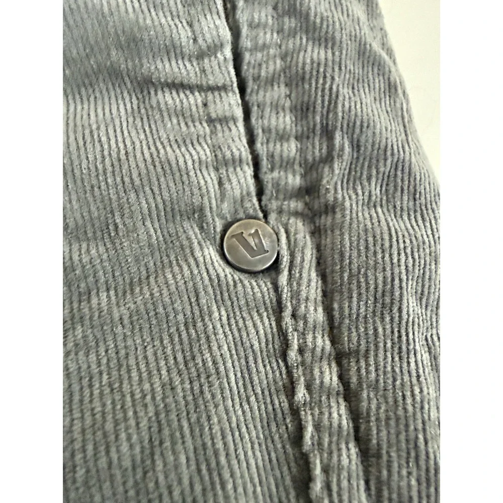 Vuori men's S Optimist Corduroy Shorts Charcoal Gray 8